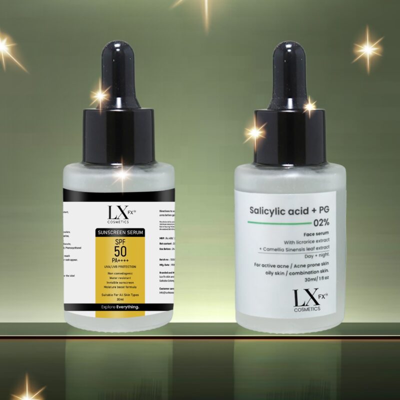 Sunscreen SPF 50 Serum + Salicylic Acid 2% Serum