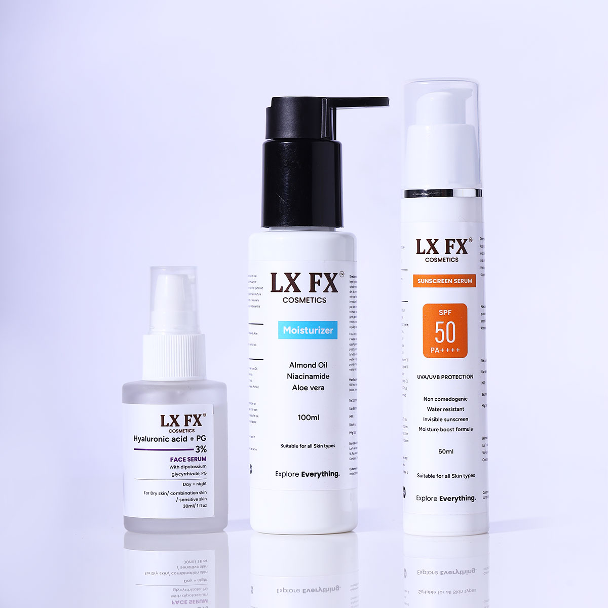 Hyaluronic Acid Serum with Sunscreen Gel Combo